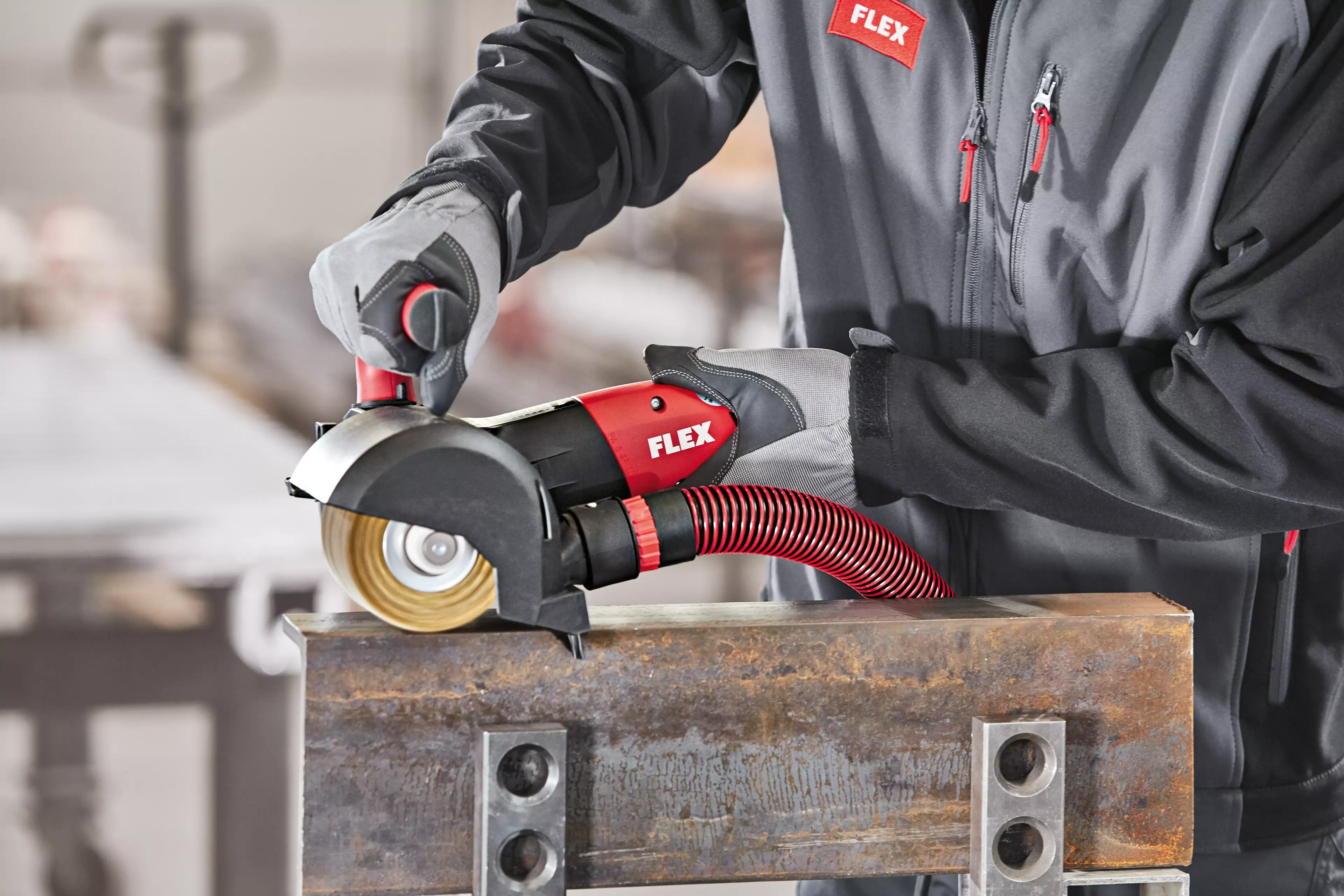 FLEX BBE 14-3 110 Set, Kartáčovací bruska TRINOXFLEX