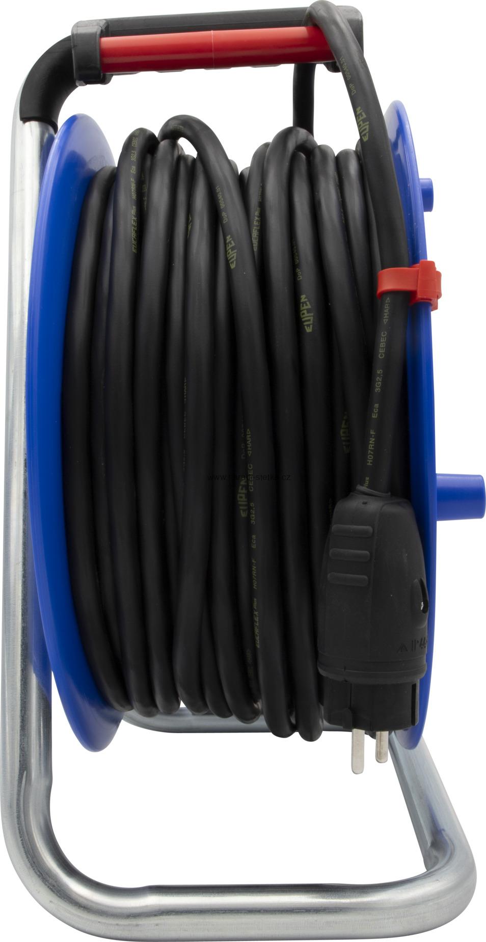 Brennenstuhl Garant ST 320 Kabelový buben 50m Garant Bretec IP44, 4x zásuvka 230V/16A, 2.5 černý