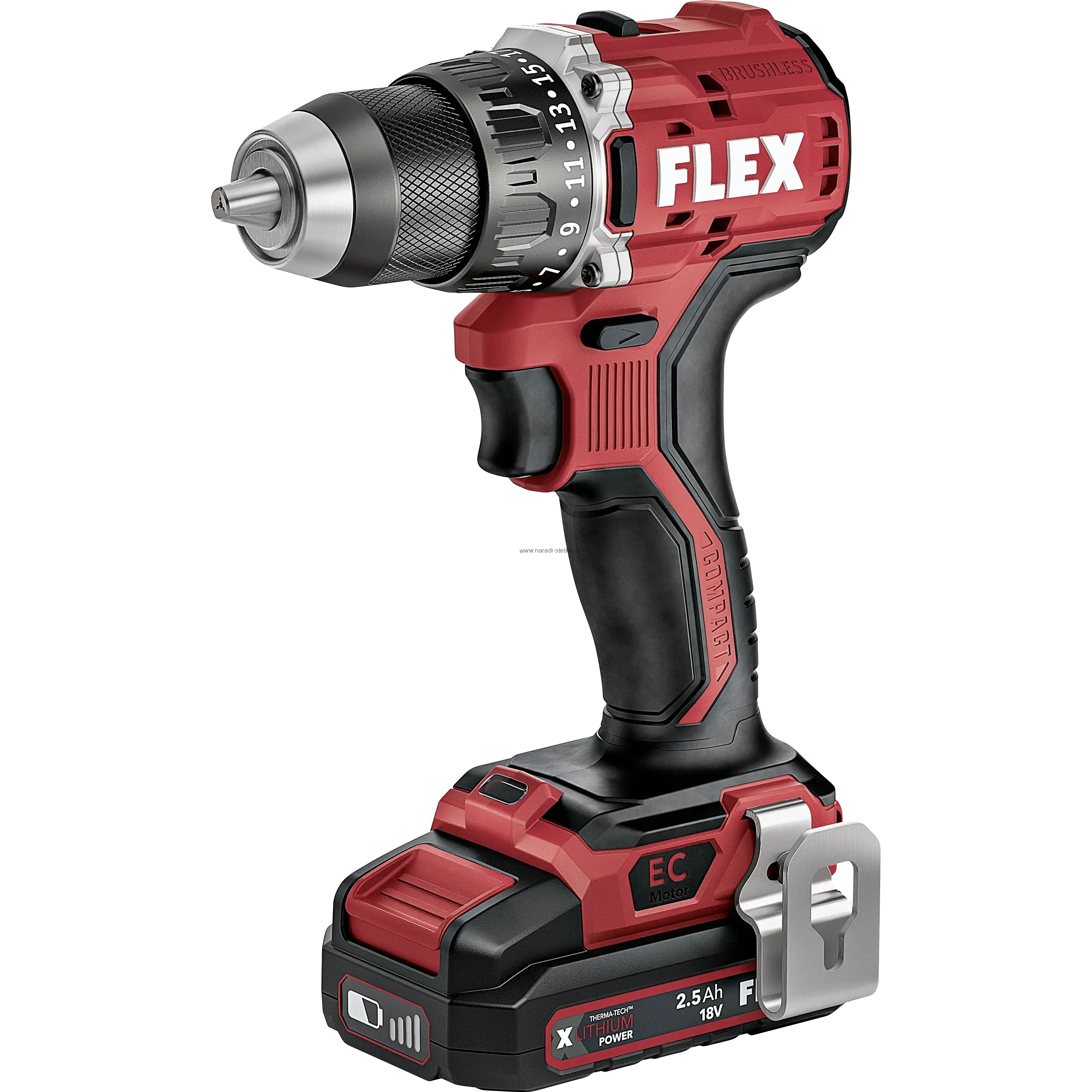 FLEX DD 2G 18.0-EC LD/2.5 Set, aku šroubovák 18,0 V