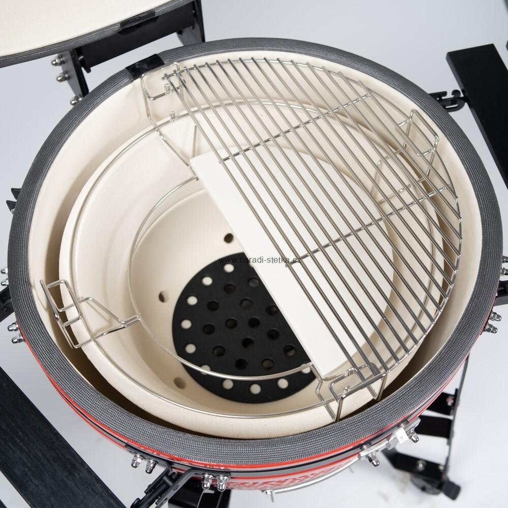 Keramický gril XL Premium 24" (61cm) červený