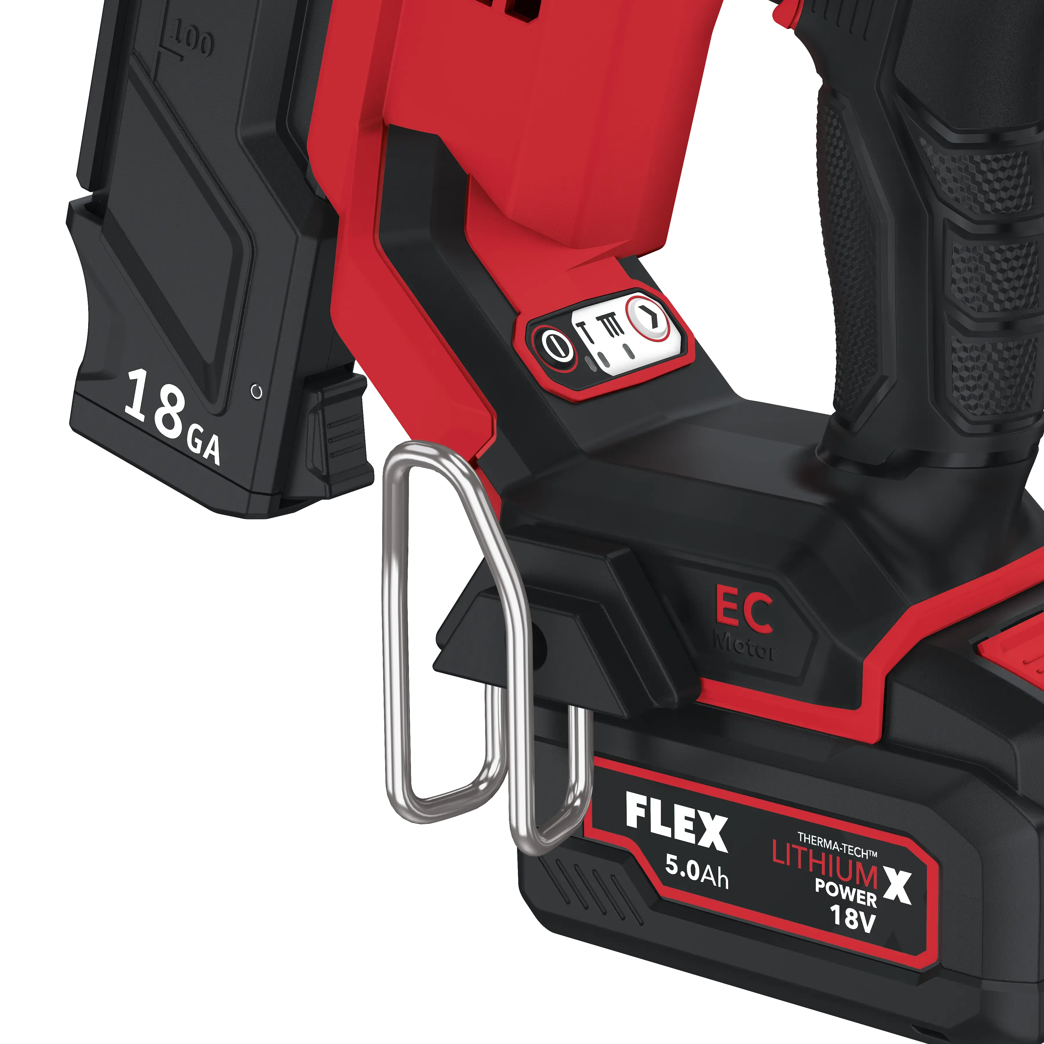 FLEX NB 16-54 18-EC C – aku hřebíkovačka 18 V na kolářské hřebíky
