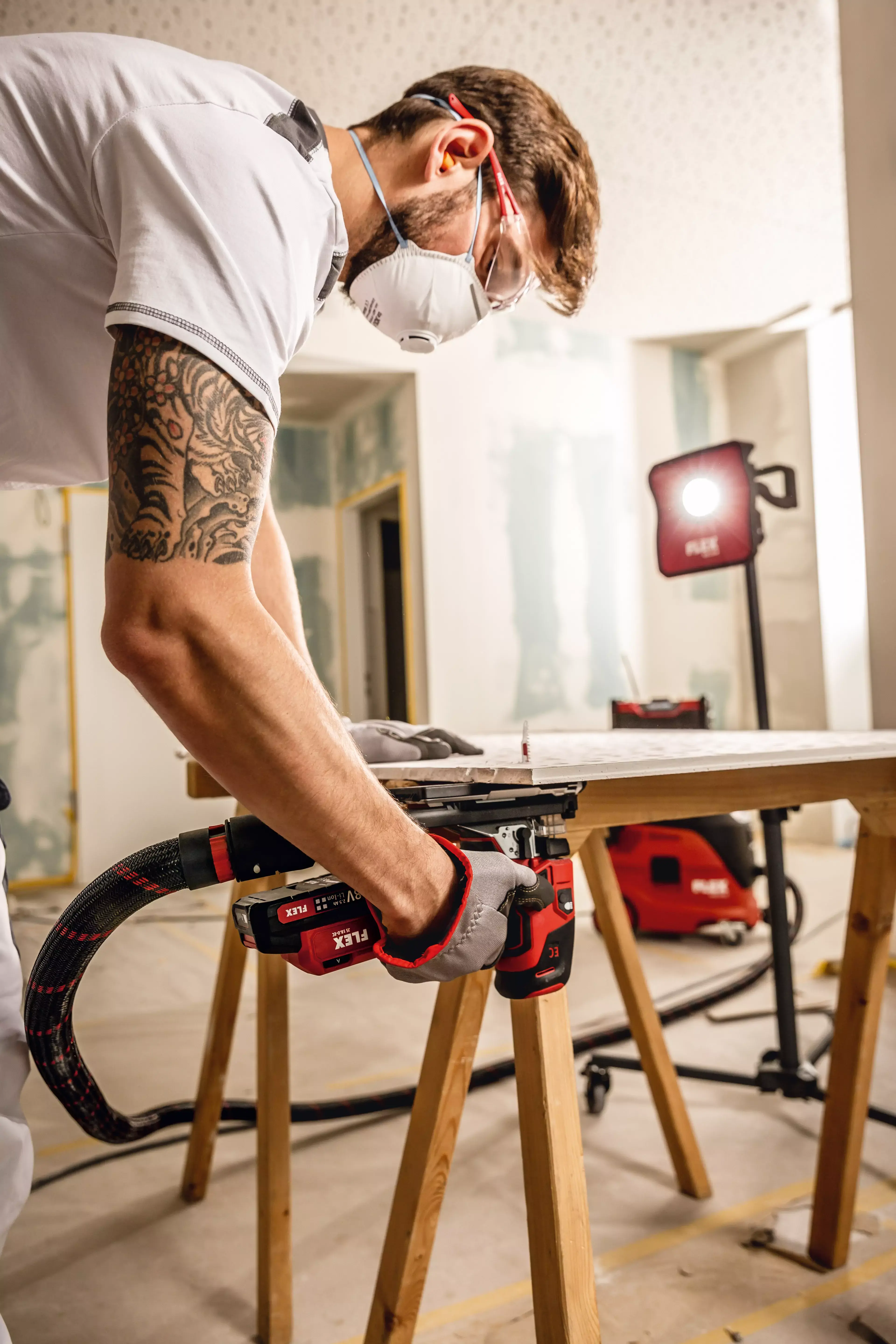 FLEX JS 18.0-EC, Aku přímočará pila hříbek 18.0 V