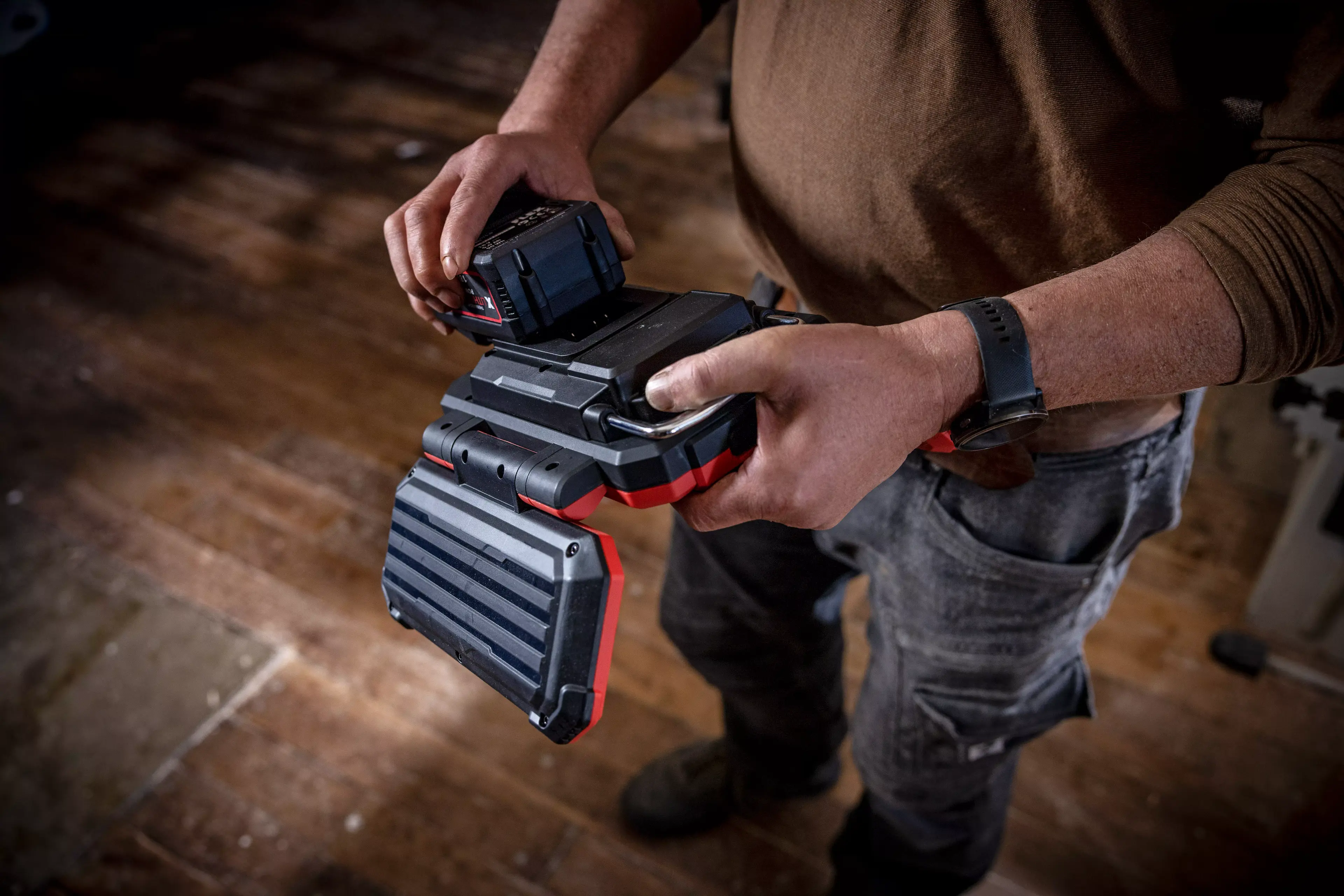 FLEX TL 4000 18.0/230, LED aku-stavební svítilna se stativem, 18 V