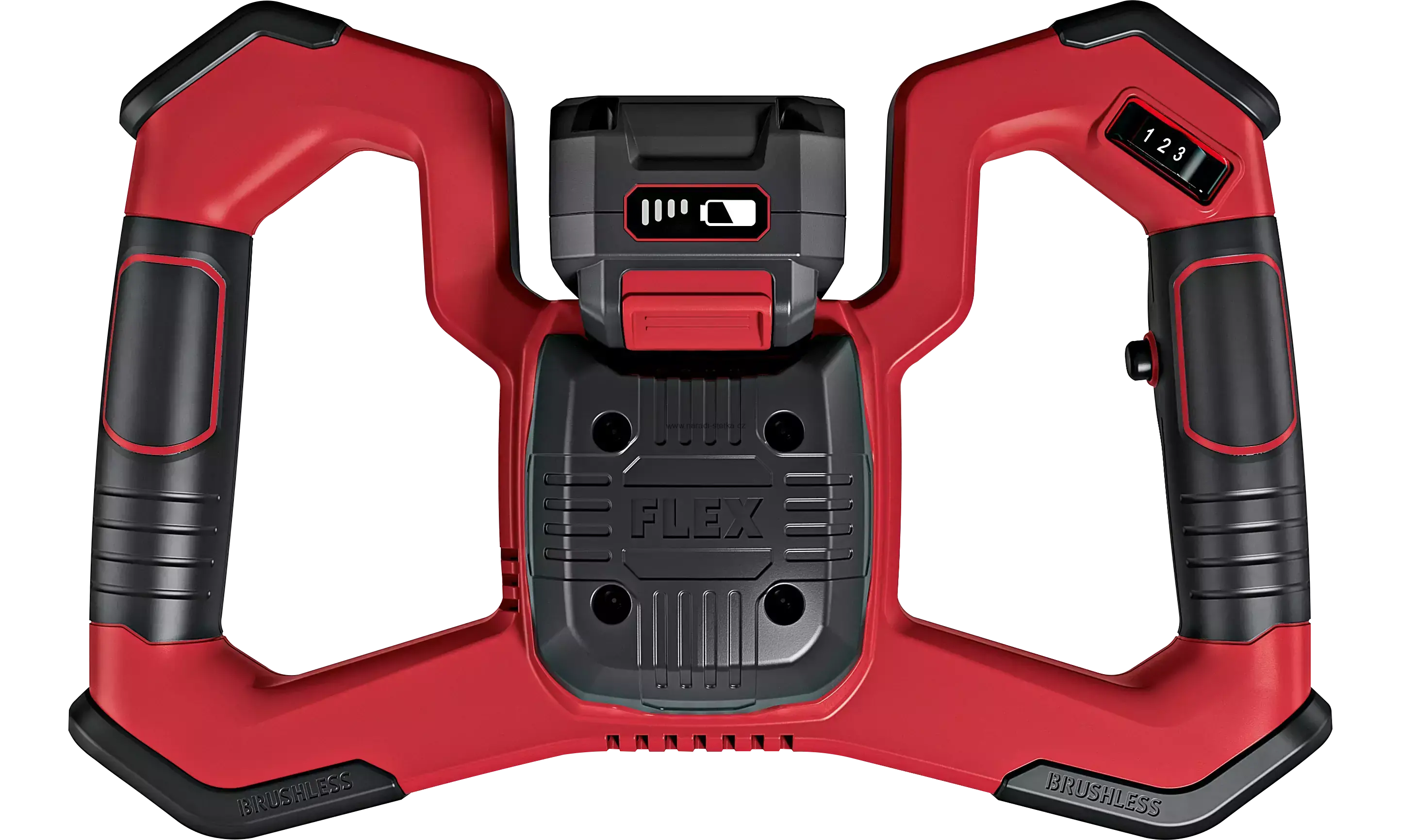 FLEX MXE 18.0-EC WR2 120 Aku 2-rychlostní míchadlo 18,0 V s 3-stupňovým přepínačem otáček