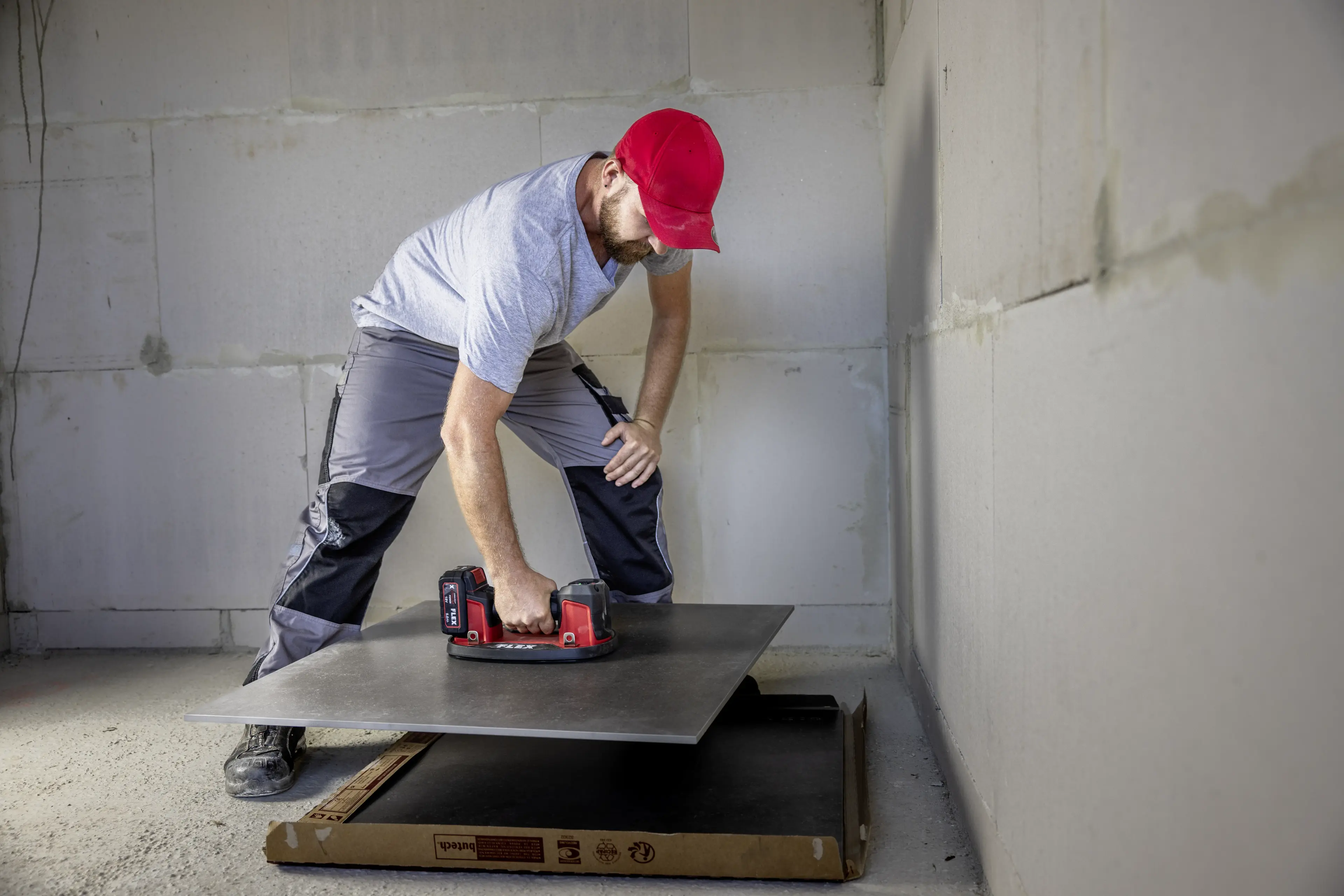 FLEX VLP Grabo Twin-Set + P-Set 22Q, Aku vakuové přísavky sada