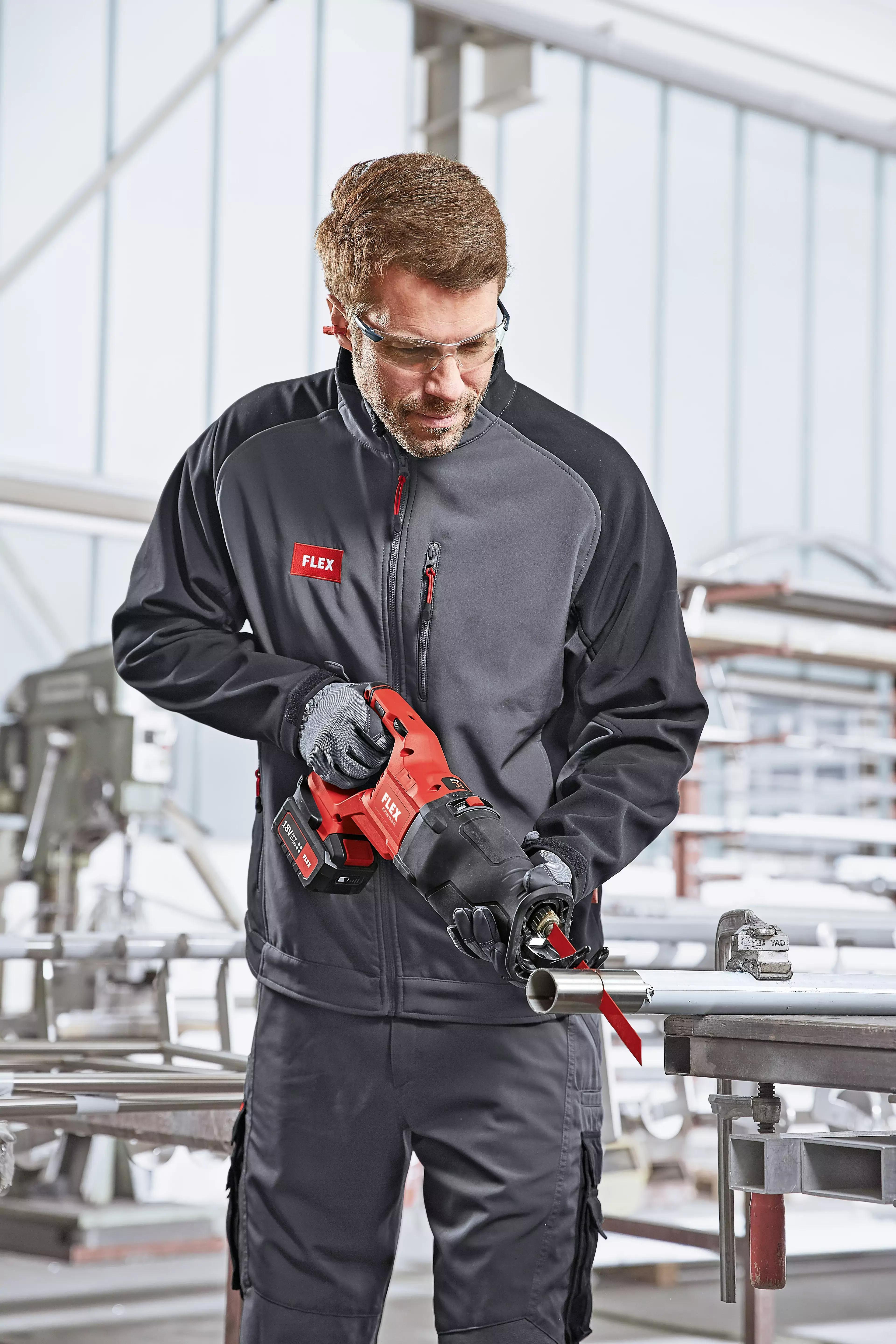 FLEX RSP DW 18.0-EC/5.0 Set, Aku - šavlová pila 18,0 V s orbitálním pohybem