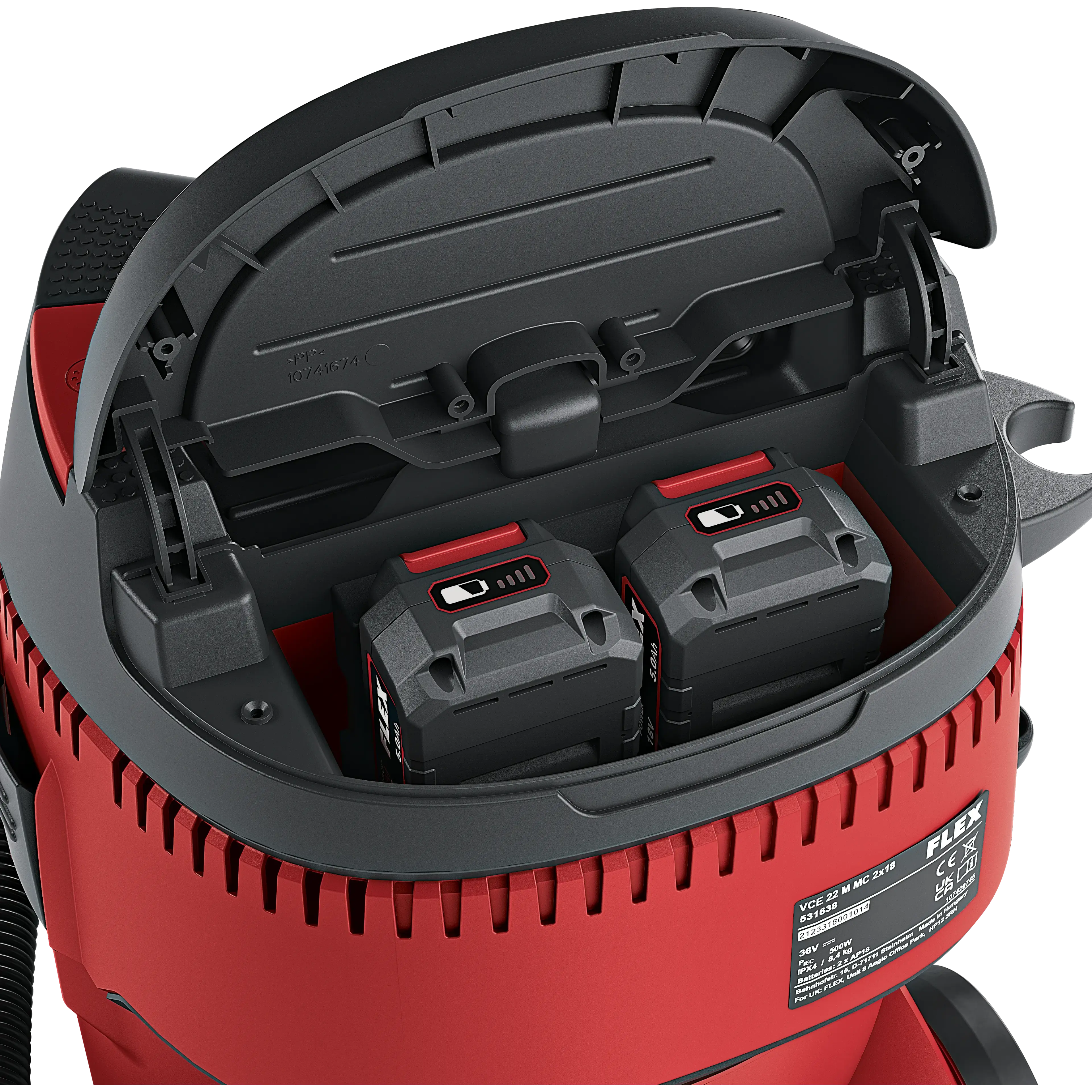 FLEX VCE 22 L MC 2x18.0 Akumulátorový bezpečnostní vysavač 18 V, 20 l, třída L