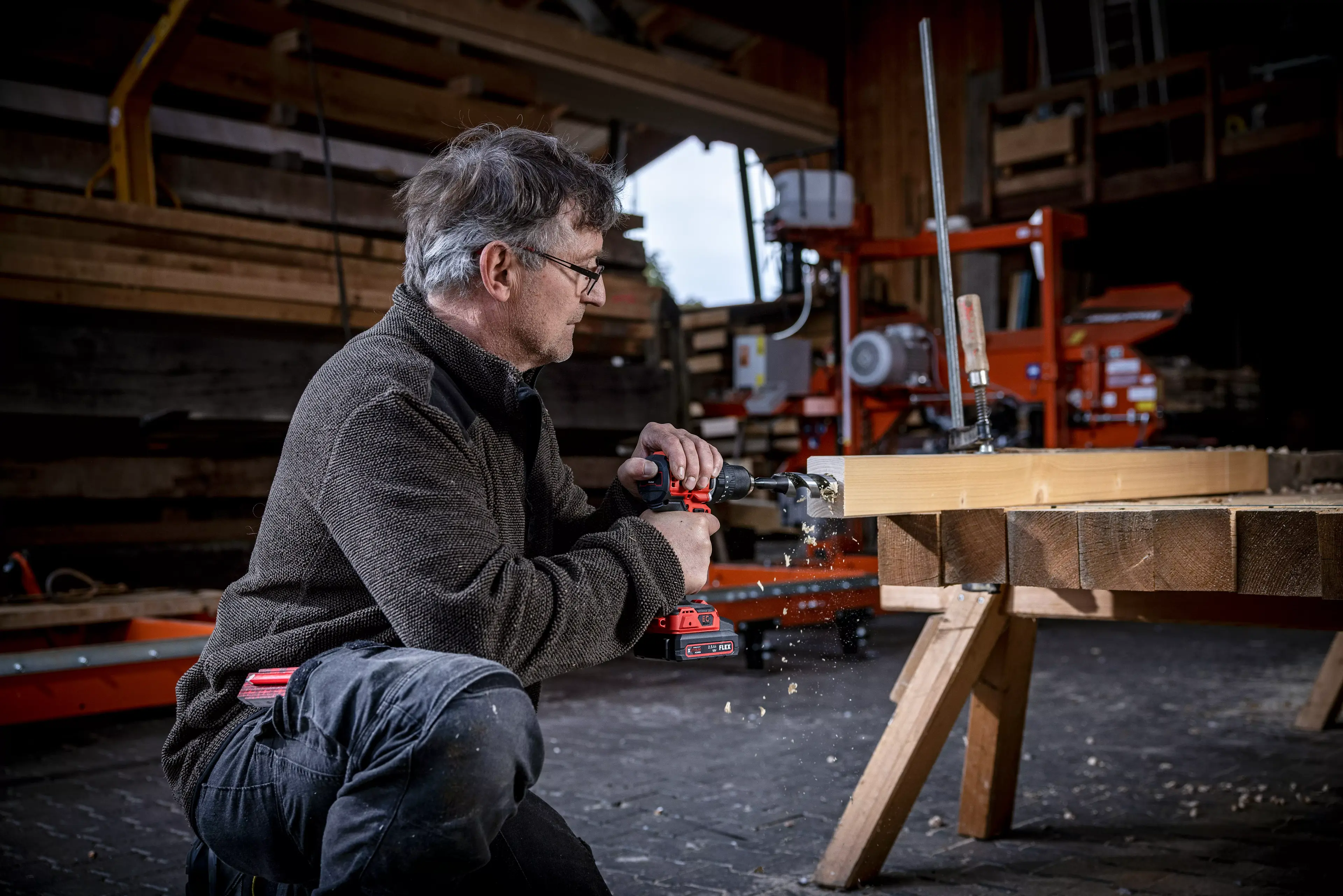 FLEX PD 2G 18.0-EC LD C, Kompaktní aku šroubovák s příklepem 18,0 V