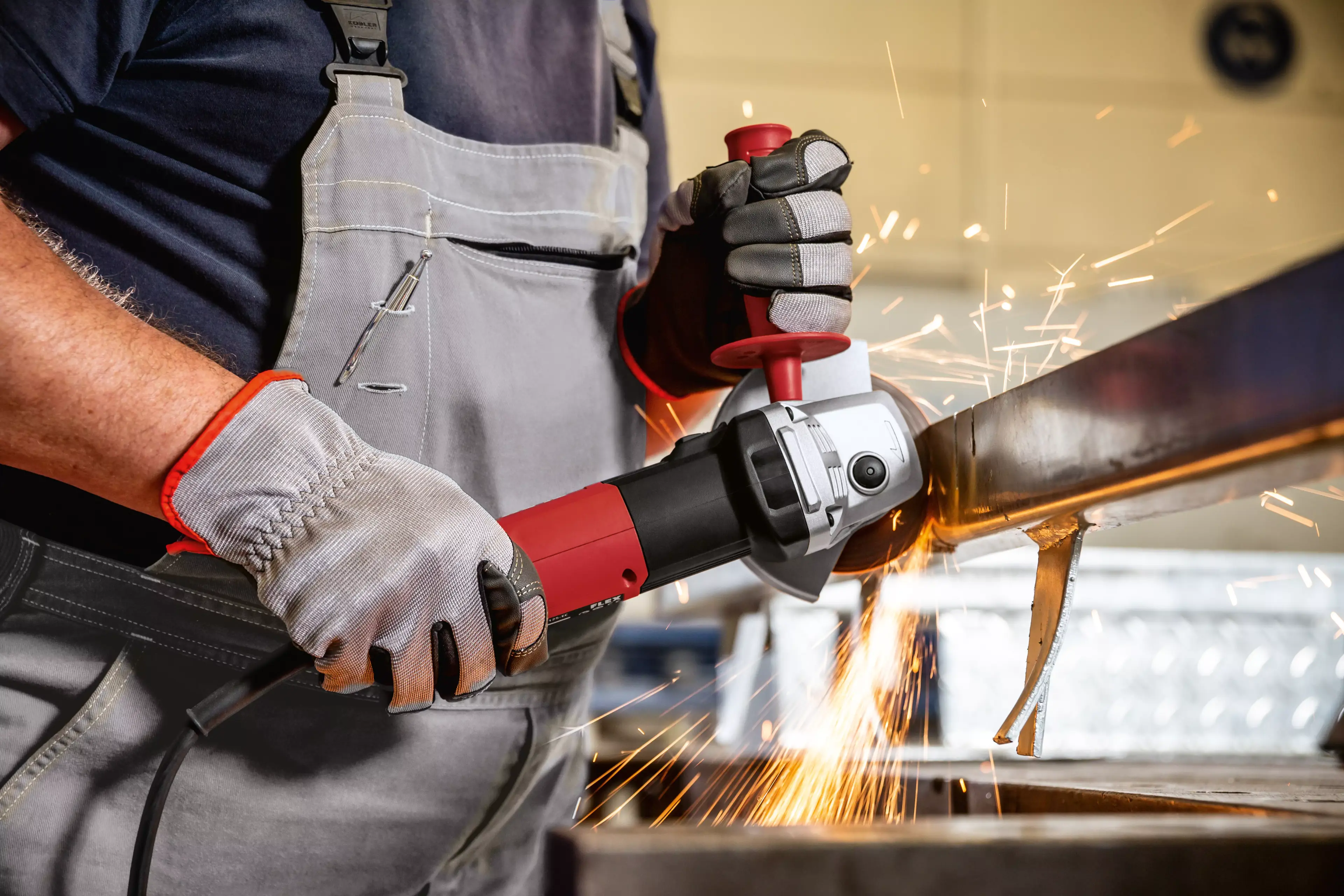 FLEX L 13-10 125-EC 1300 Wattů úhlová bruska s bezuhlíkovým motorem 125 mm