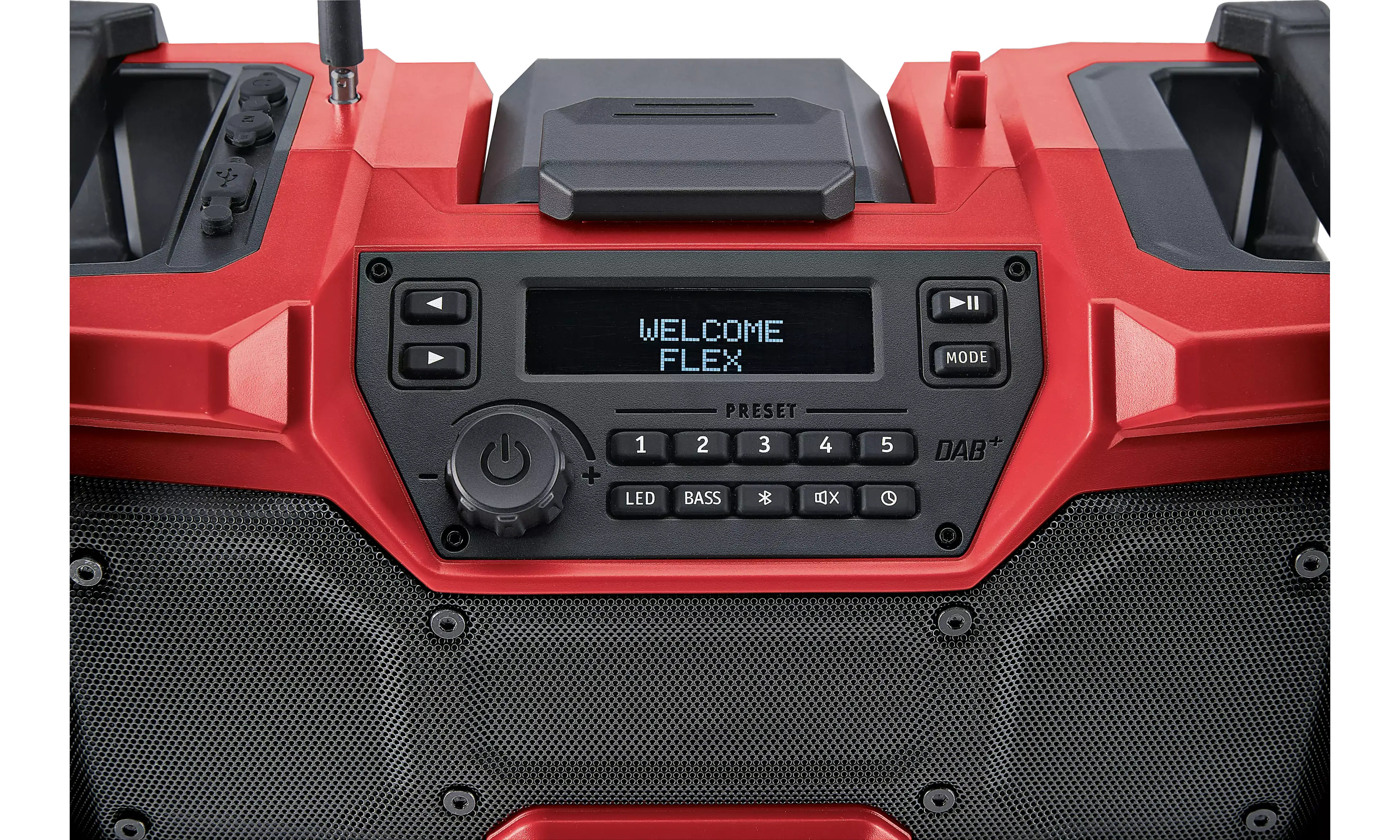 FLEX RD 12/18.0/230, Digitální aku stavební rádio 12 / 18,0 V