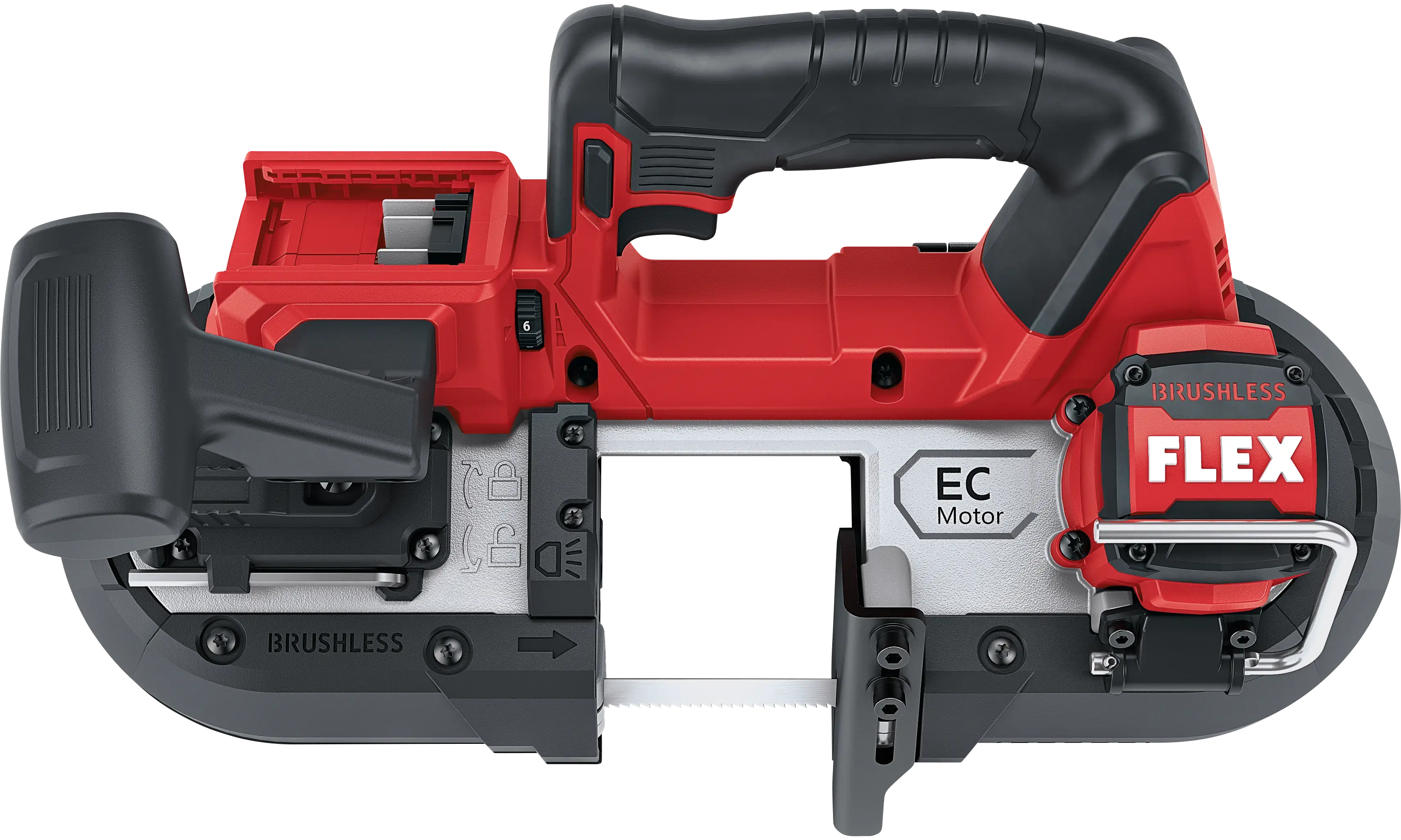 FLEX SBE 64 18-EC Aku pásová pila 18 V, 64mm