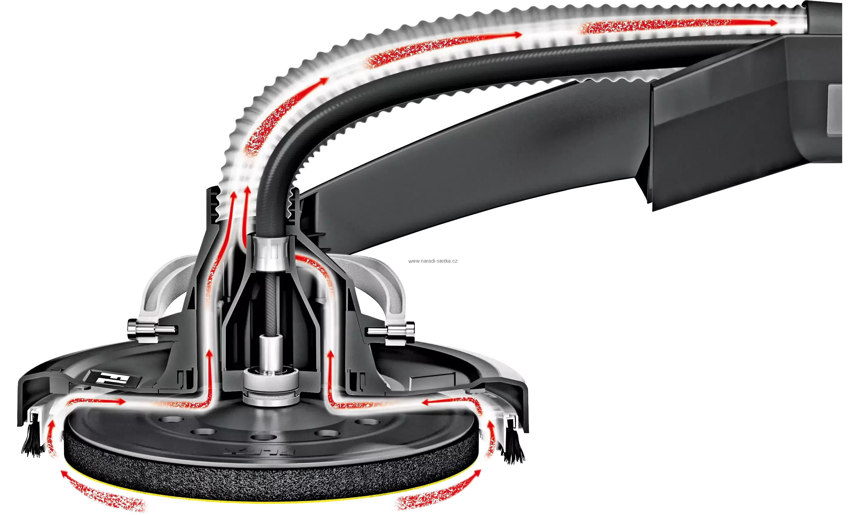 FLEX GE 5 + TB-L+ SH, Bruska na opracování stěn a stropů - žirafa