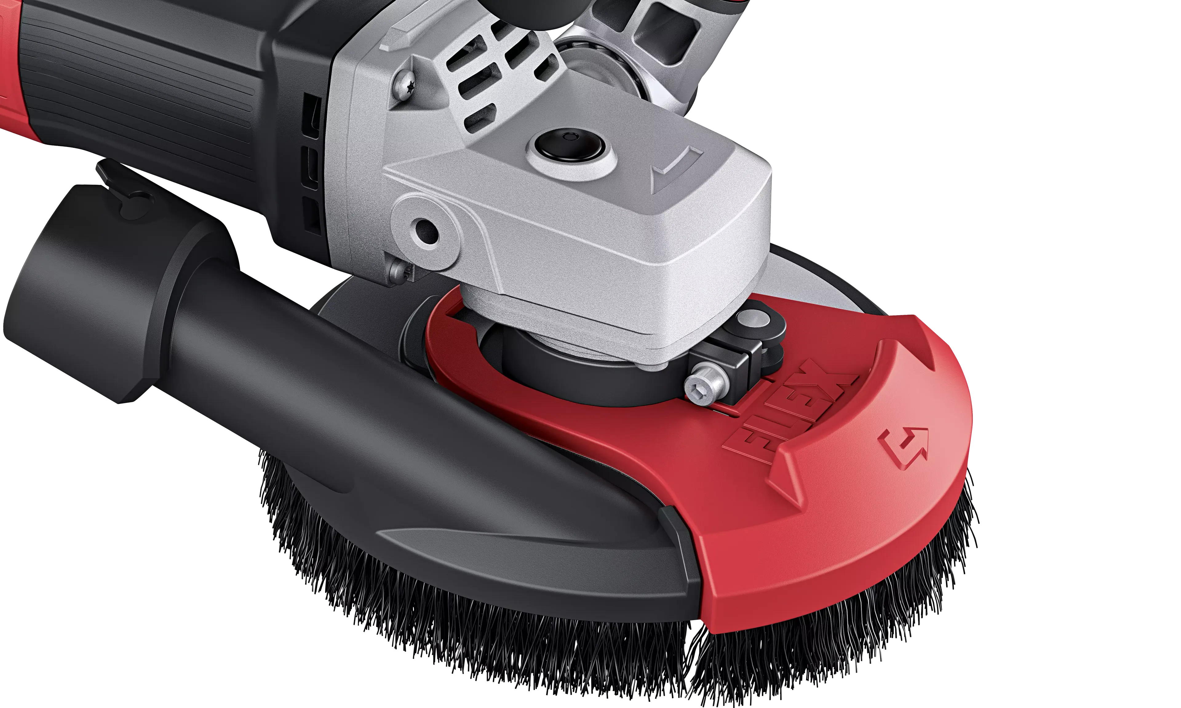 FLEX LD 16-8 125 R, Kit TH-Jet, Kompaktní sanační bruska pro bezprašné práce až do rohů, 125 mm