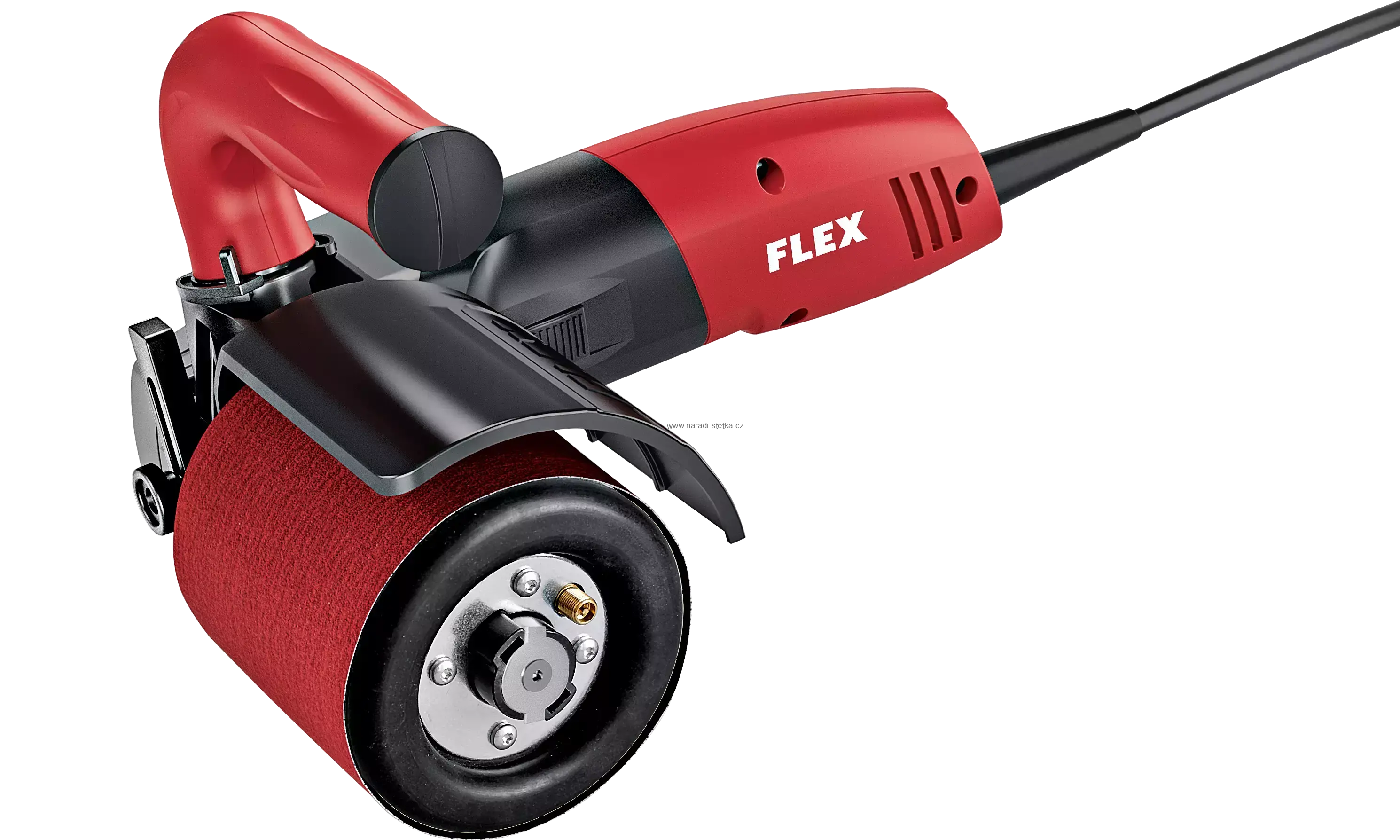 FLEX BSE 14-3 INOX Set, Satinýrka a bruska na pásové broušení trubek