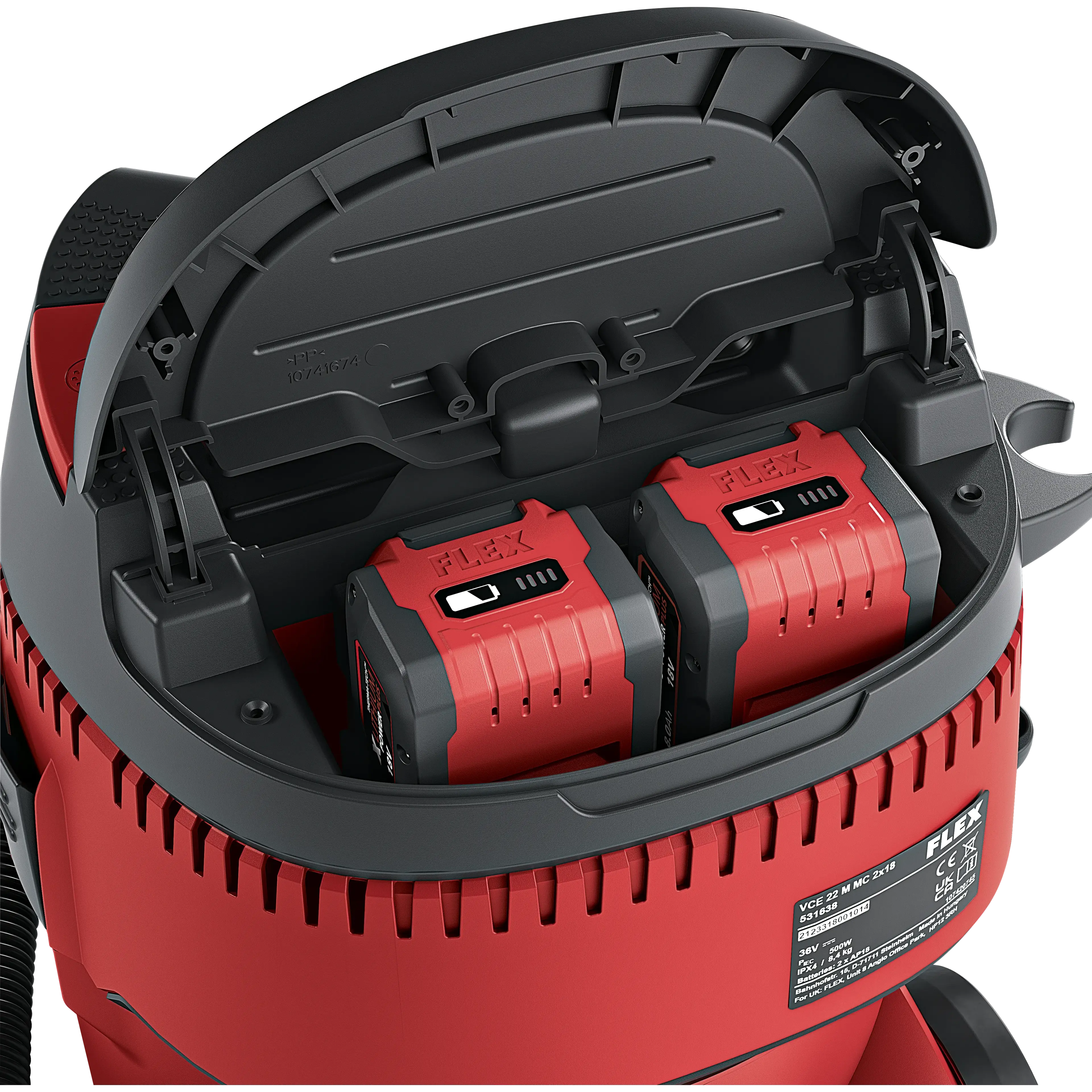 FLEX VCE 22 M MC 2x18.0 Akumulátorový bezpečnostní vysavač 18 V, 20 l, třída M