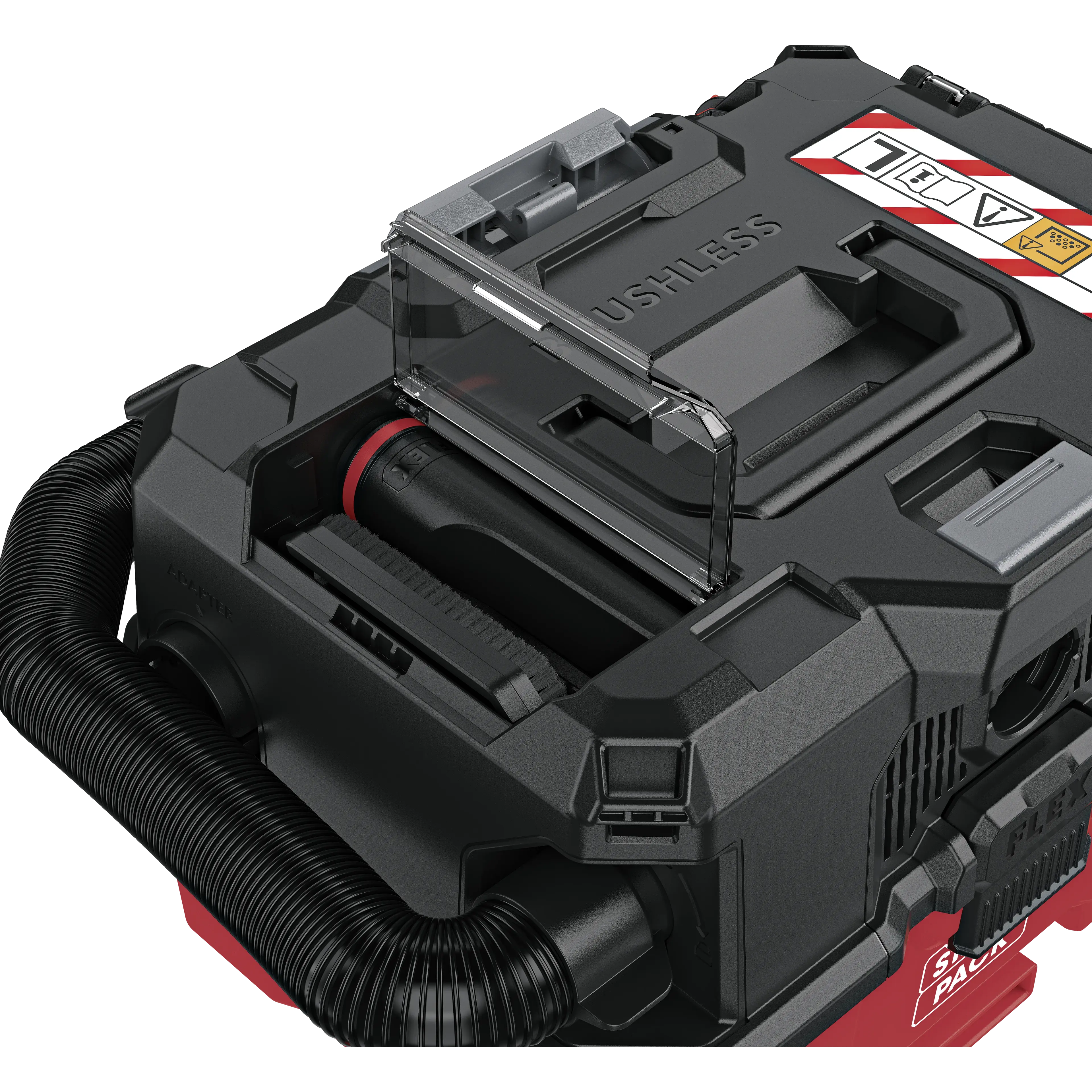 FLEX VC 9 L MC 18 RC Kompaktní aku vysavače s manuálním čištěním filtru, 9 l, třída L, STACK PACK