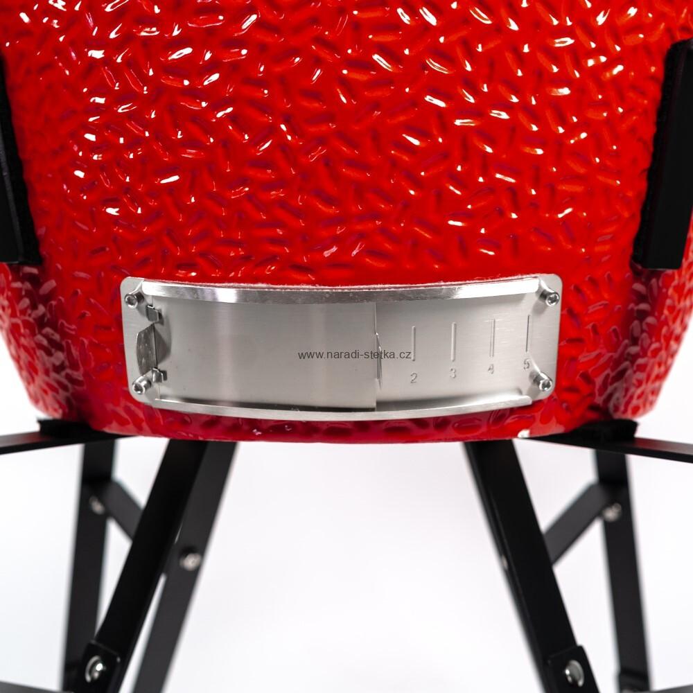 Keramický gril XL Premium 24" (61cm) červený