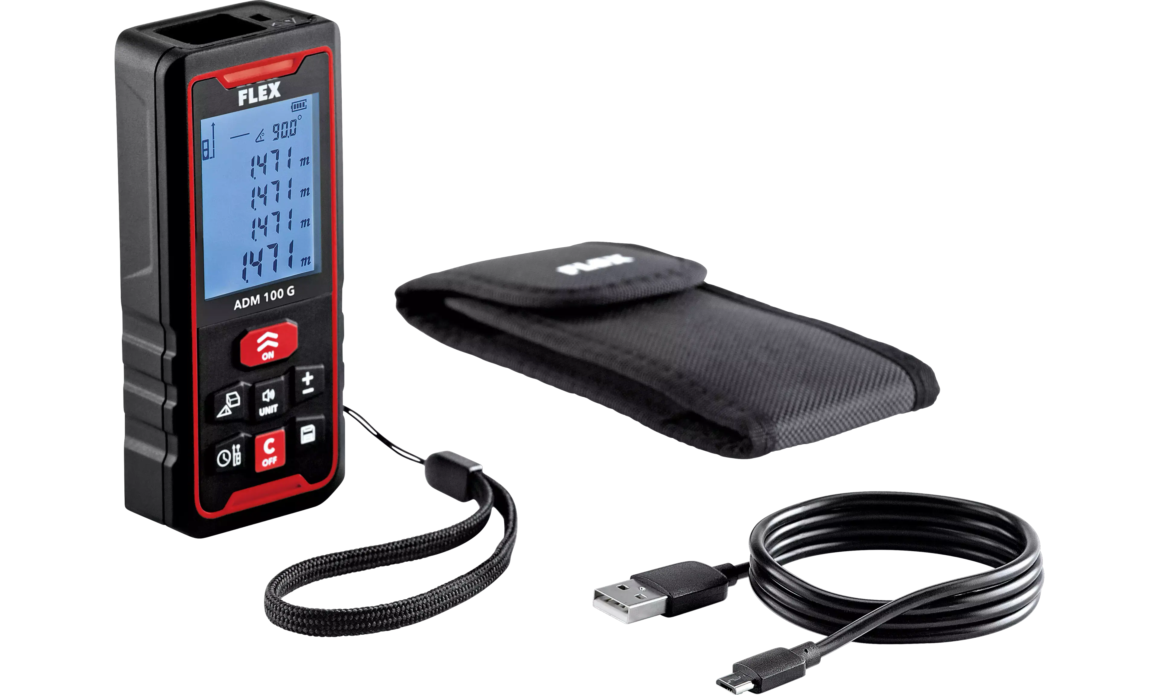 FLEX ADM 100 G, Laserový měřič vzdáleností