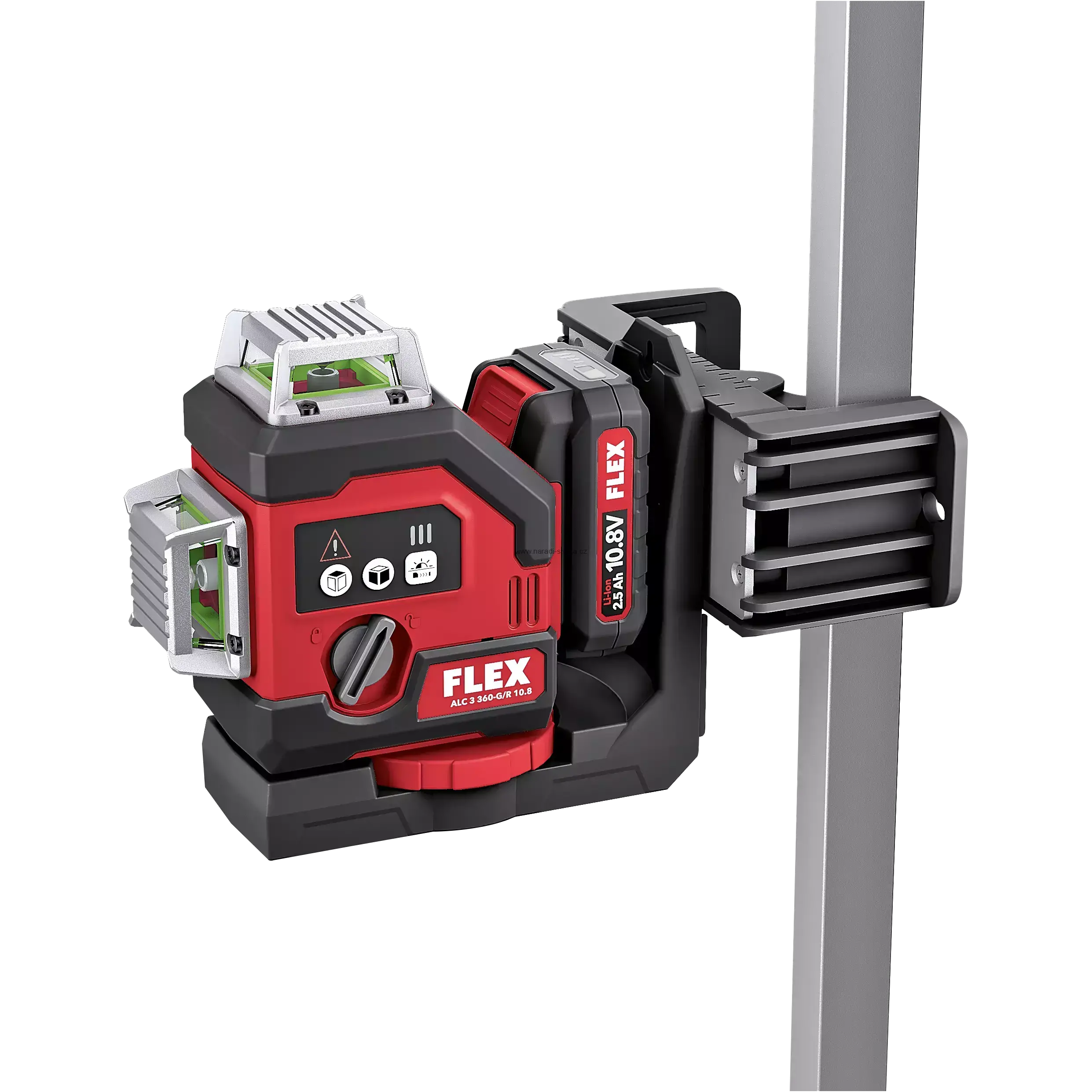 FLEX ALC 3/360-G/R 10.8 Set aku čárový laser 360°