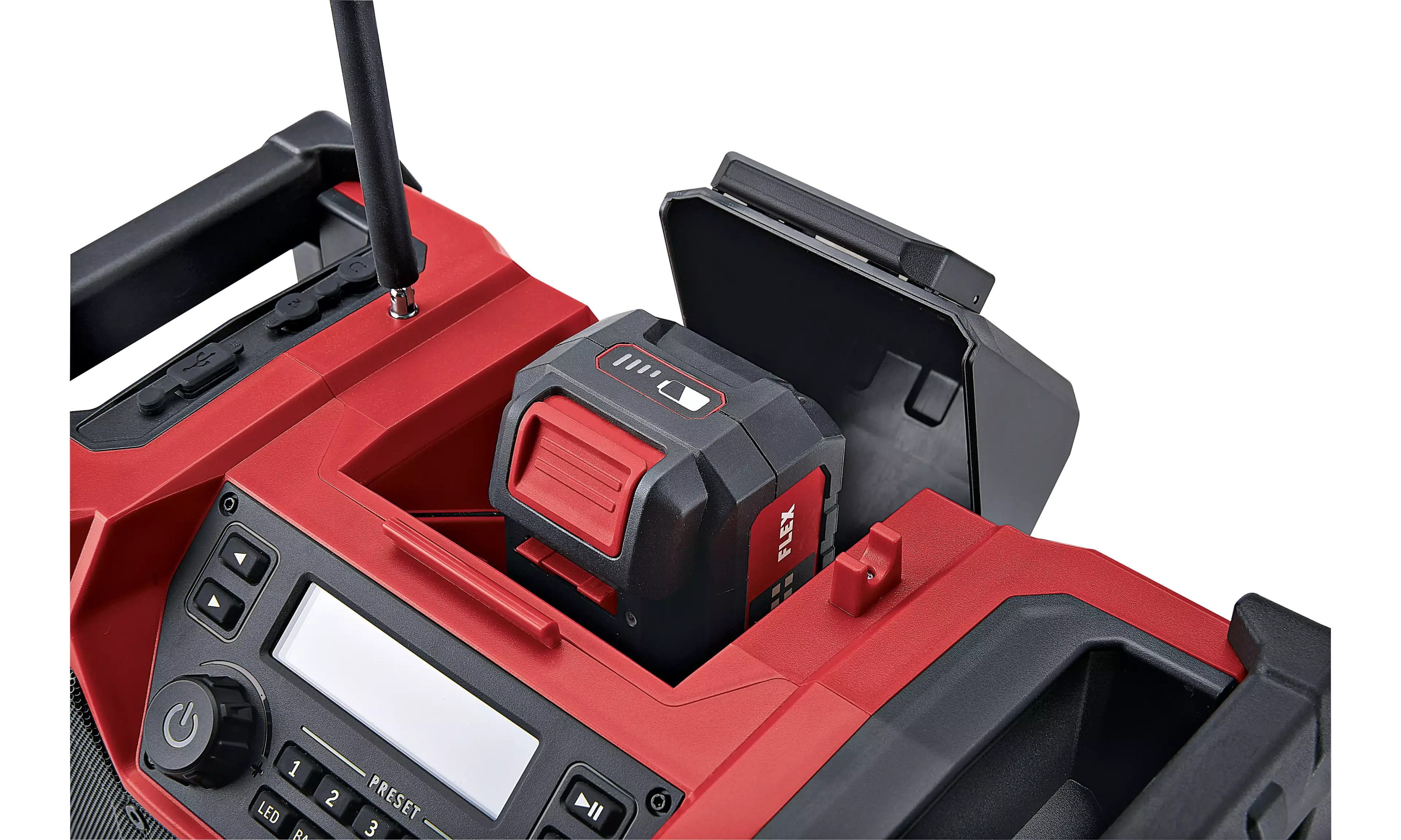 FLEX RD 12/18.0/230, Digitální aku stavební rádio 12 / 18,0 V