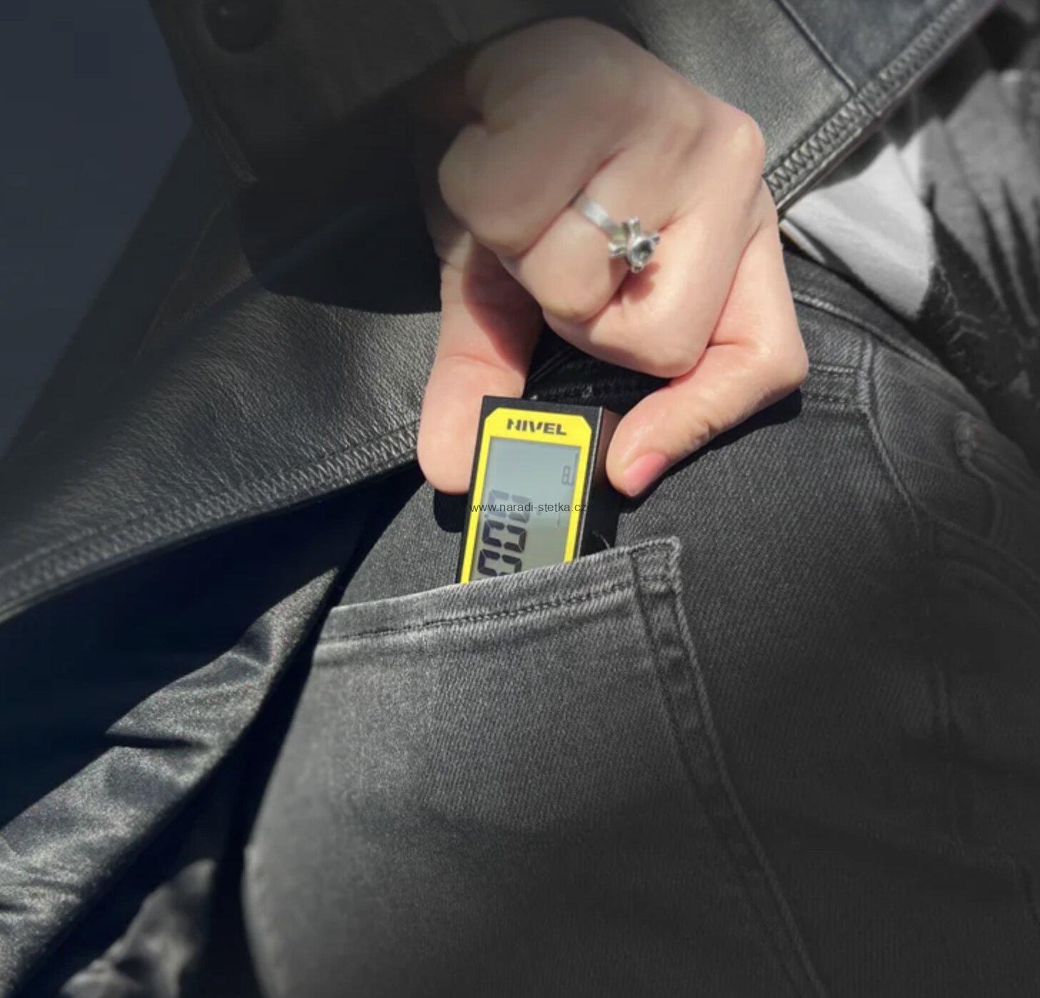 Nivel System HDM-Little Friend – kapesní laserový dálkoměr 60 m s USB-C nabíjením