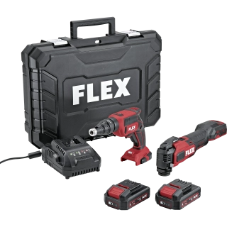 FLEX DW 45+MT 18-EC TC/2.5 Set, sádrokartonářský šroubovák + multifunkční nářadí